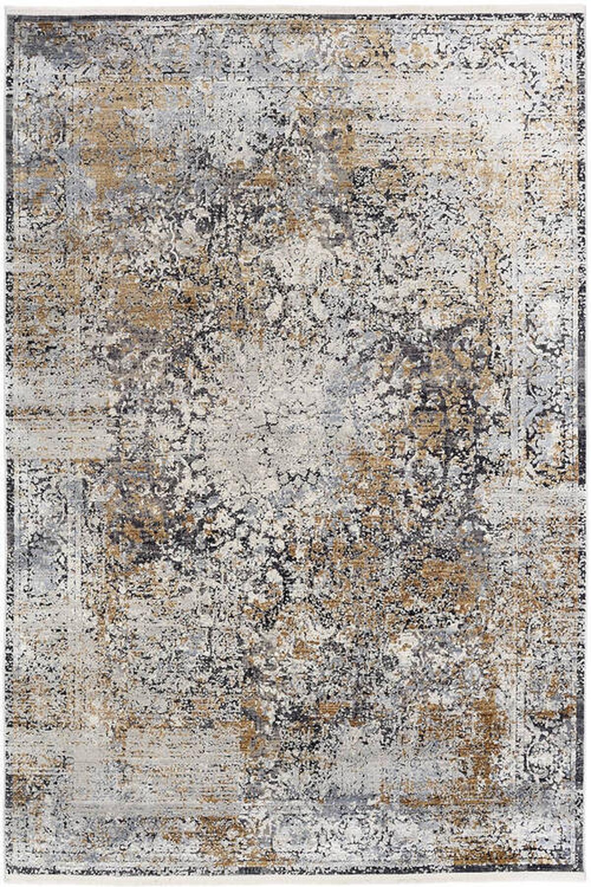 Webteppich Le Mans 67x130 cm - Multicolor/Hellgrau, Design, Textil (67/130cm) - Dieter Knoll