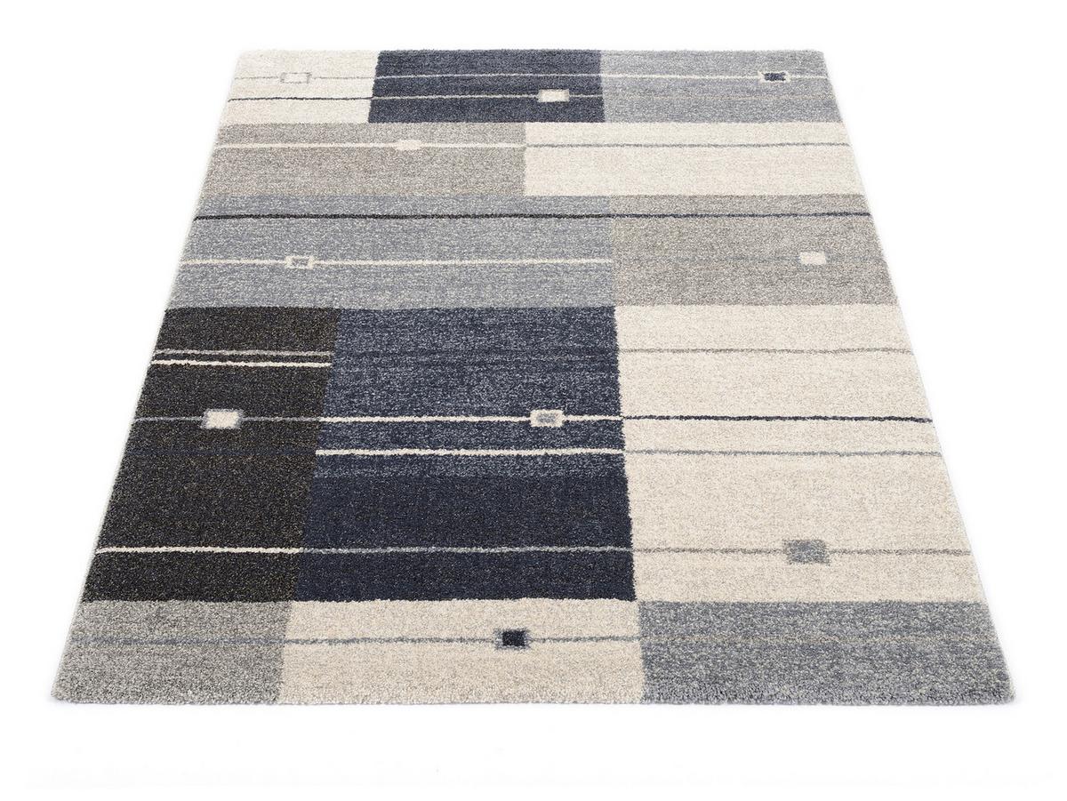 Webteppich Blau/Grau Palazzo Alto 240x340 cm - Blau/Grau, Design, Textil (240/340cm) - Novel