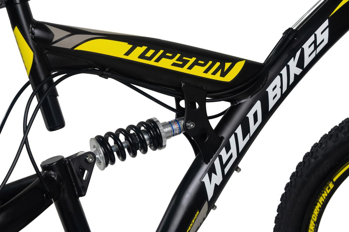 WYLD Mountainbike FullyTopspin schwarz/Gelb 26'' - Schwarz, LIFESTYLE, Metall (25/140cm)