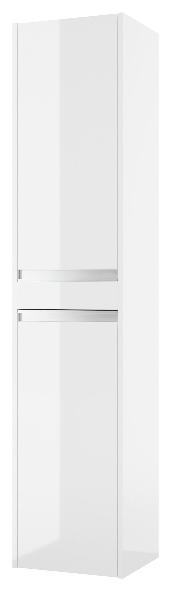 Hochschrank Nena B: 35 Cm Weiß - Weiß, Basics, Holzwerkstoff (35/160/30cm) - MID.YOU