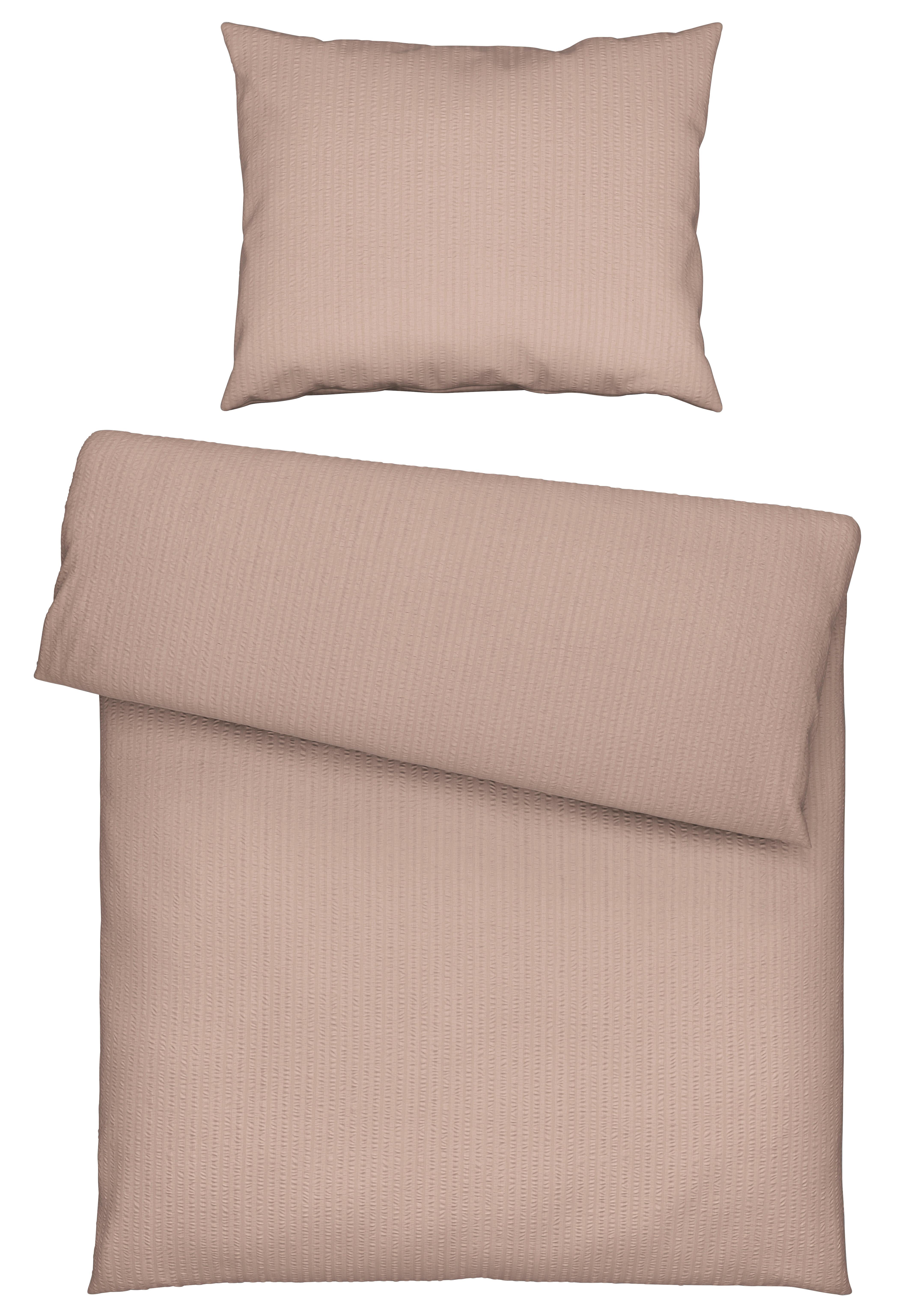Povlečení Babs, 140/200cm, Šedohnědá - šedohnědá, Moderní, textil (140/200cm) - Modern Living