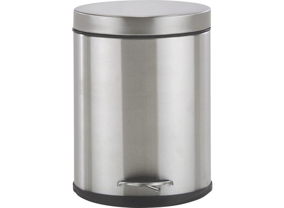 Nášlapný Koš Zoe - černá/barvy chromu, Moderní, kov/umělá hmota (22/29,5/16,5cm) - Mömax modern living Nášlapný Koš Zoe - černá/barvy chromu, Moderní, kov/umělá hmota (22/29,5/16,5cm) - Mömax modern living