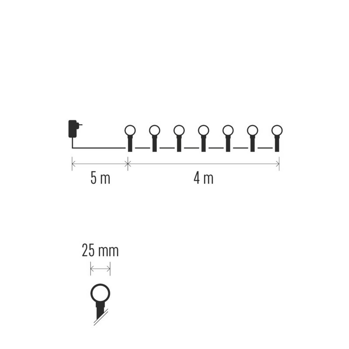 DEKORAČNÉ LED SVIETIDLO ružová - biela, Design, kov/plast (4cm)