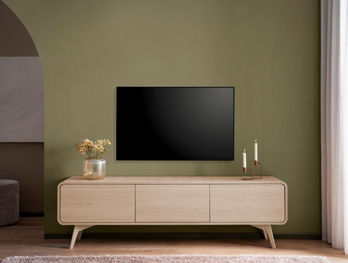 Lowboard Torsby Eichefarben B: 180 Cm - Eichefarben, Design, Holzwerkstoff (180/53/39cm) - Livetastic