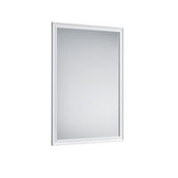 Wandspiegel Frieda Weiß B: 50 Cm - Weiß, Trend, Glas/Kunststoff (50/70/2cm) - Boxxx