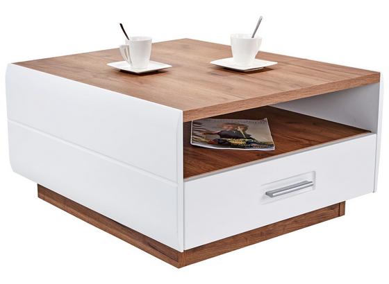 Konferenční Stolek Avensis - bílá/barvy dubu, Moderní, kompozitní dřevo (75/40/75cm) - Luca Bessoni Konferenční Stolek Avensis - bílá/barvy dubu, Moderní, kompozitní dřevo (75/40/75cm) - Luca Bessoni