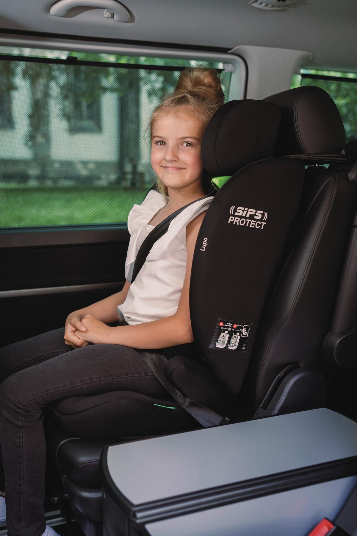 Kinderautositz Lupo I-Size - Schwarz, Basics, Kunststoff/Textil (44/62/48cm) - Osann