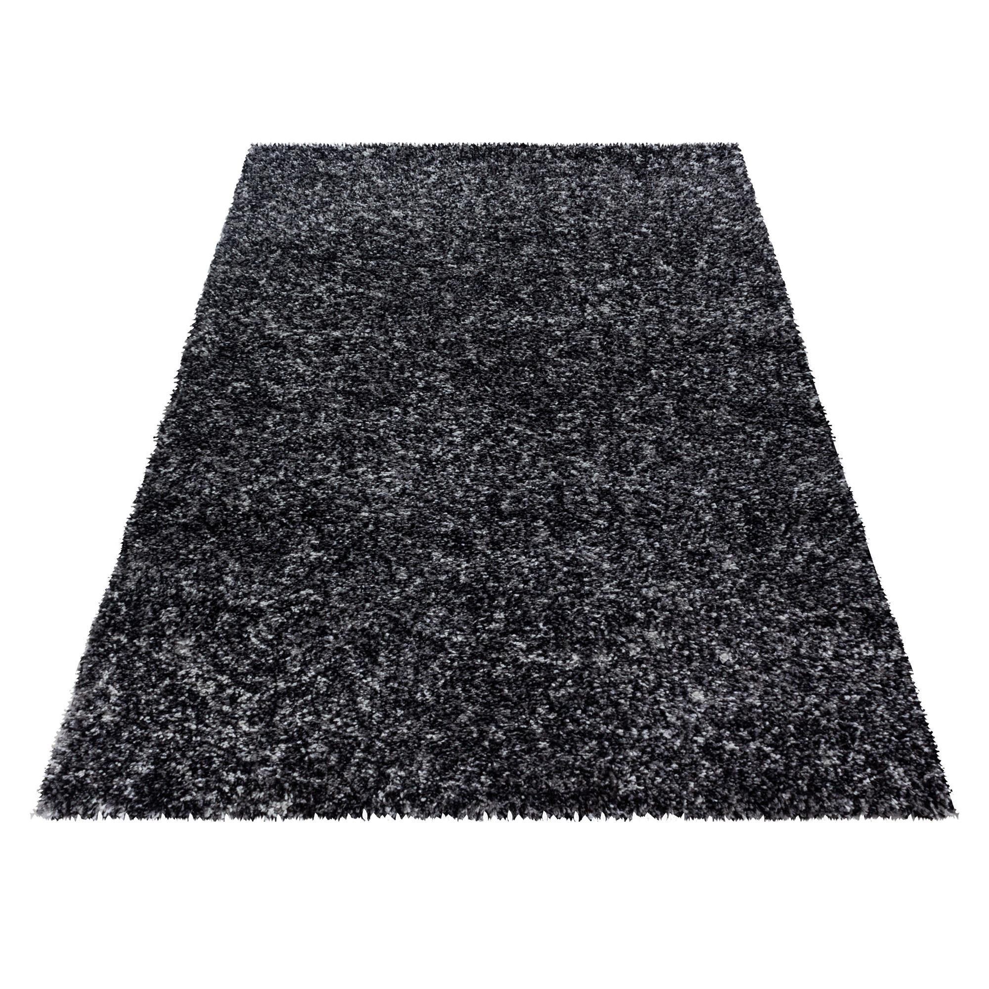 Teppich Läufer Anthrazit Enjoy 80x250 cm - Anthrazit, KONVENTIONELL, Textil (80/250cm)