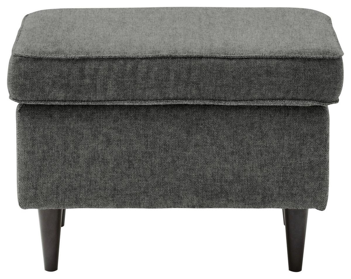 Hocker Oskar Anthrazit B: 63 Cm - Anthrazit/Schwarz, Basics, Textil (63/43/42cm) - MID.YOU
