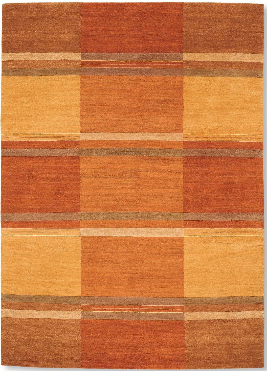 Wollteppich Sensation Silk Soya - Kupferfarben, Basics, Textil (170/200cm) - Cazaris