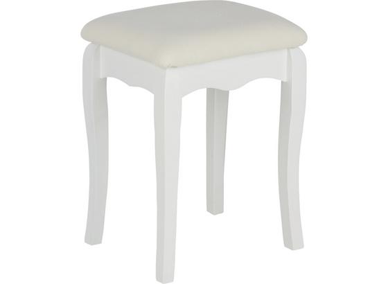 Taburetka Sara - biela, Moderný, drevo/kompozitné drevo (35/45/28cm) - Modern Living Taburetka Sara - biela, Moderný, drevo/kompozitné drevo (35/45/28cm) - Modern Living