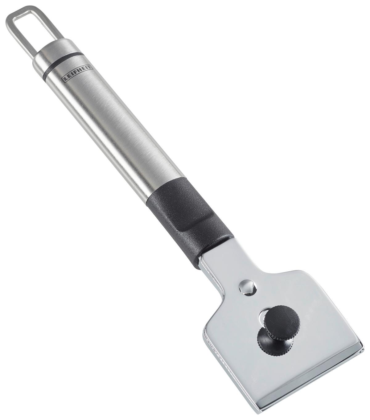 Kochfeldschaber Ronny Edelstahl L/B: ca. 19/5 cm - Edelstahlfarben, Basics, Metall (5/19cm) - Leifheit