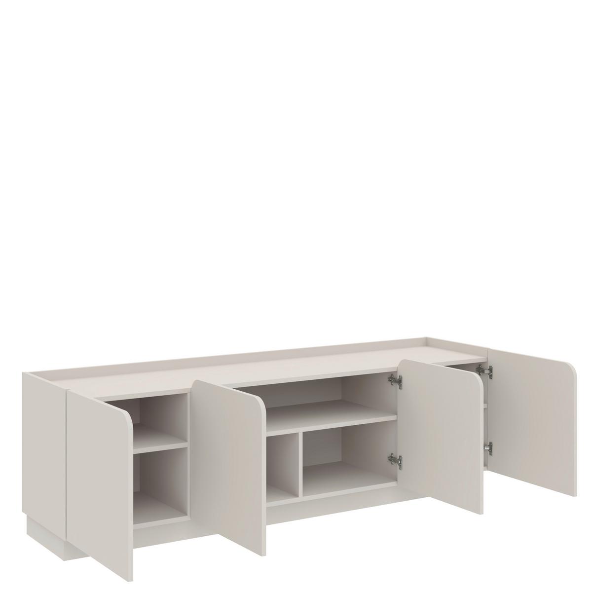 LOWBOARD Nikko Kaschmir B: 180cm - Kaschmir, Design, Holzwerkstoff (180/59,7/40cm) - MID.YOU