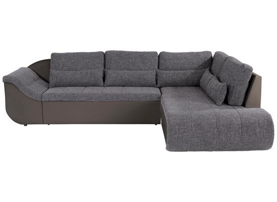 Wohnlandschaft in L-Form Carisma 300x210 cm - Schlammfarben/Schwarz, MODERN, Textil (300/210cm) - Ombra Wohnlandschaft in L-Form Carisma 300x210 cm - Schlammfarben/Schwarz, MODERN, Textil (300/210cm) - Ombra