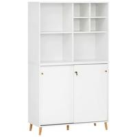 Aktenschrank U1000r+u1000st+regal - Weiß, MODERN, Holzwerkstoff (100,1/174,2/41cm) - MID.YOU