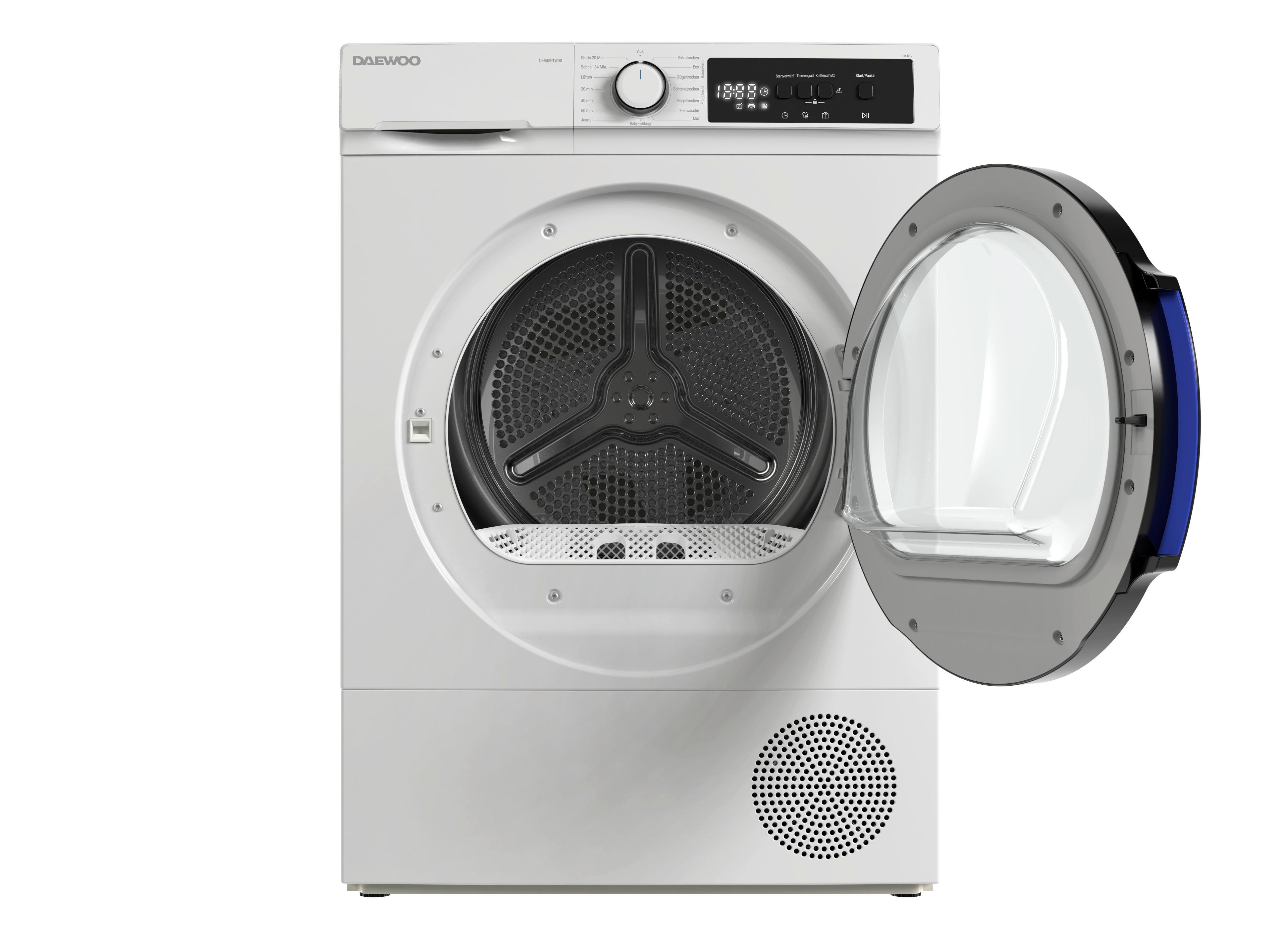 Wärmepumpentrockner 10840717 - Td-B0gp1wd0-De - Weiß, Basics, Metall (59.6/84.5/60.9cm) - Daewoo