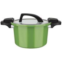Kochtopf 6 l Aluminium, hellgrün - Hellgrün, Basics, Metall (24/16cm) - GSW