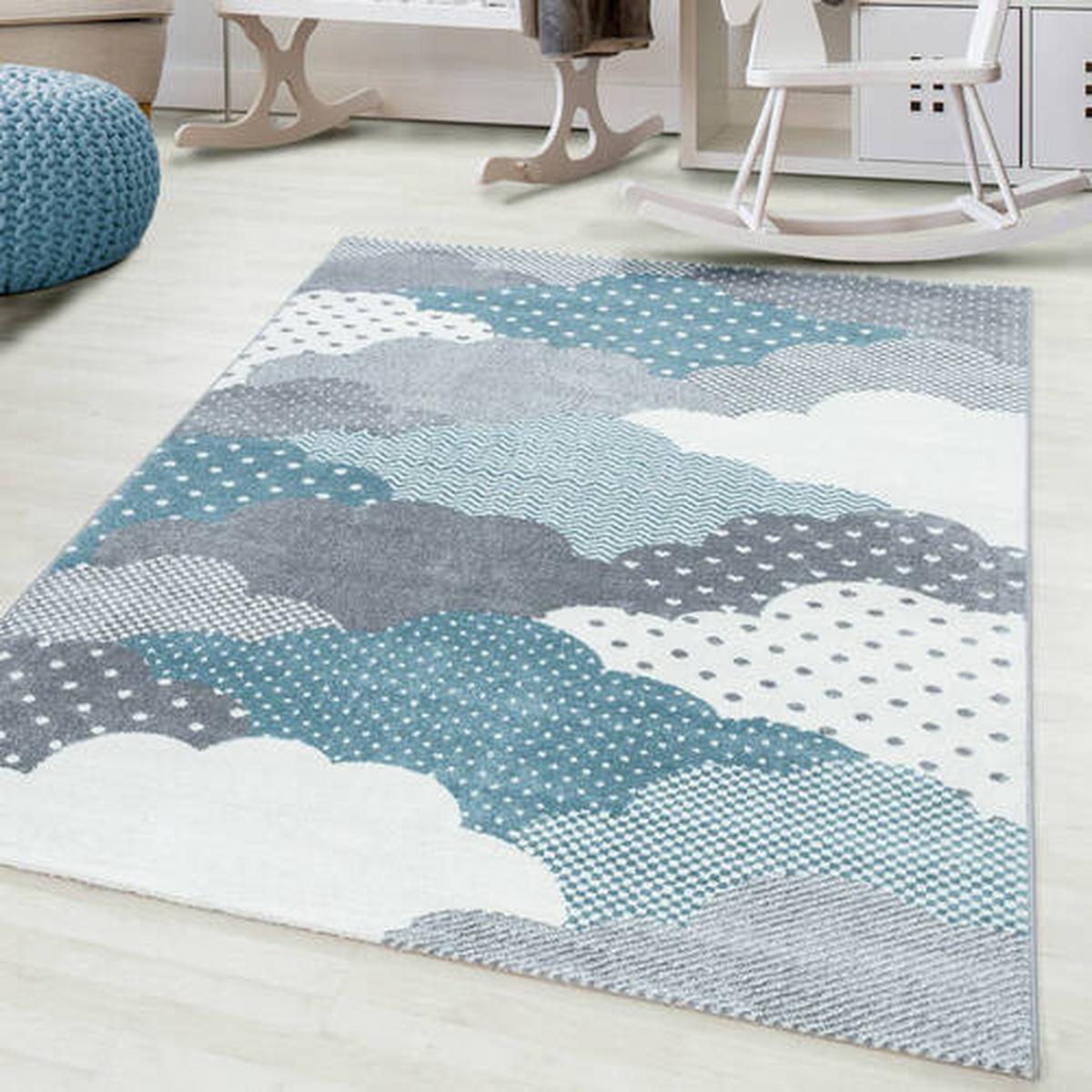 Kinderteppich Bambi - Blau, Trend, Textil (140/200cm) - Ben'n'jen