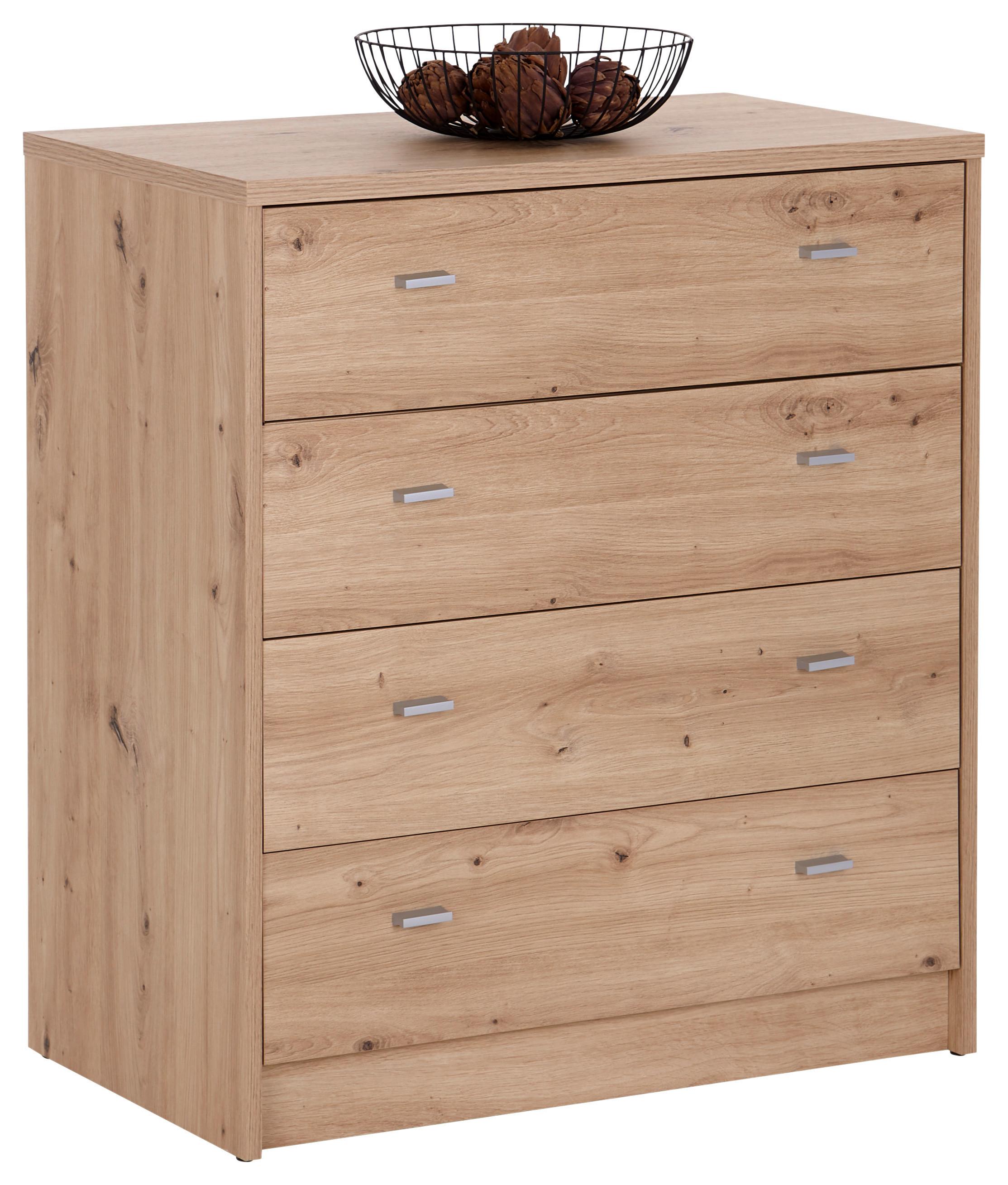Kommode 74cm You New, Eiche Artisan Dekor - Eiche Artisan, MODERN, Holzwerkstoff (74/85,4/44,3cm)