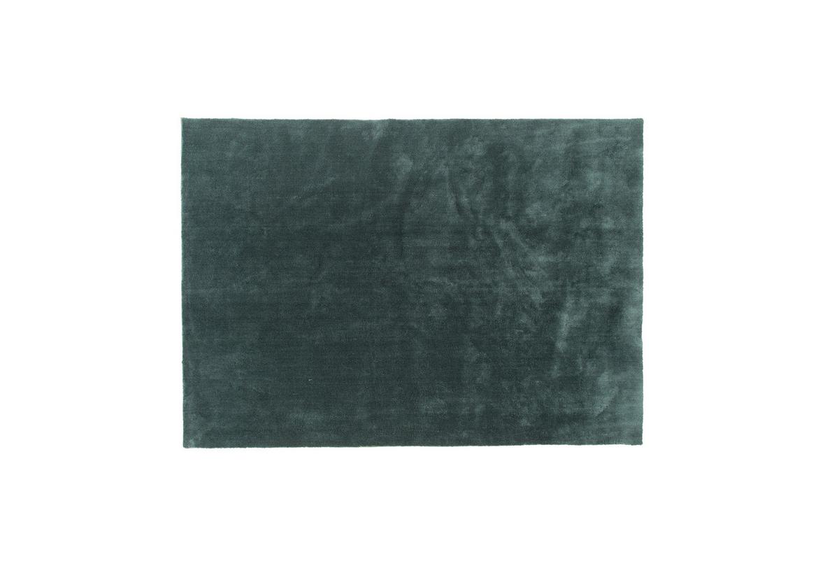 Hochflorteppich Undra - Dunkelgrün, LIFESTYLE, Textil (250/350cm) - P & B