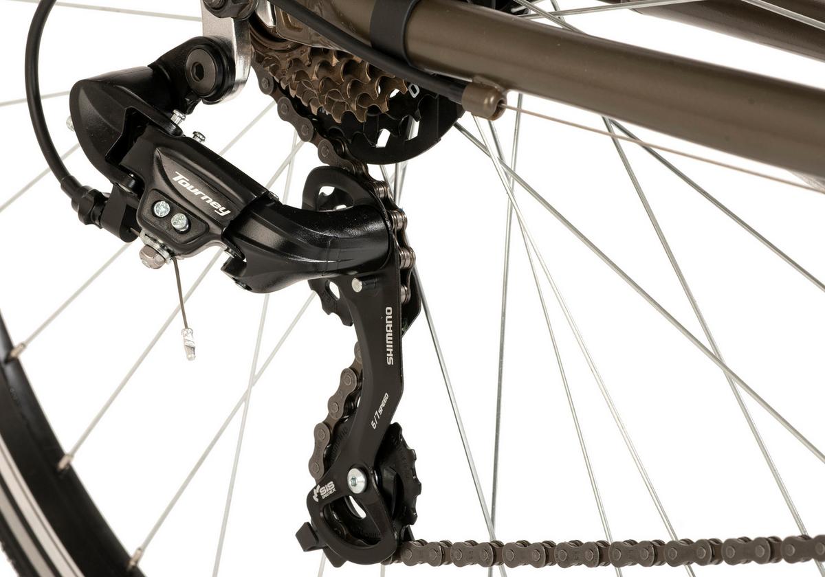 Trekkingrad 403t Damen - Anthrazit, MODERN, Metall (25/140/60cm)