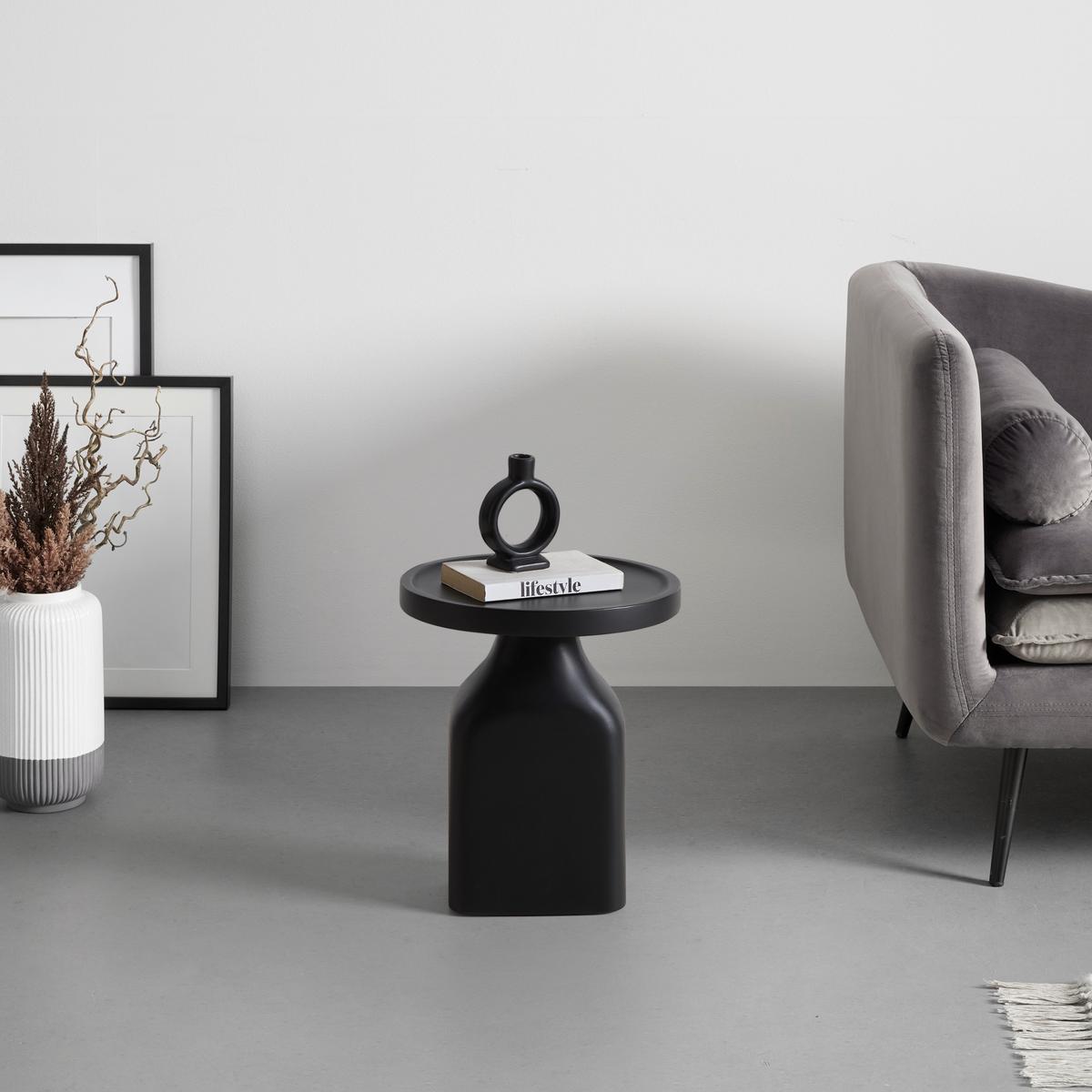 Príručný stolík NOIR, š. 35cm - čierna, Modern, drevo (35/40/35cm) - Premium Living