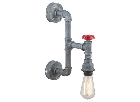 Wandleuchte Duran - Grau, MODERN, Metall (10/25/36,5cm) Wandleuchte Duran - Grau, MODERN, Metall (10/25/36,5cm)