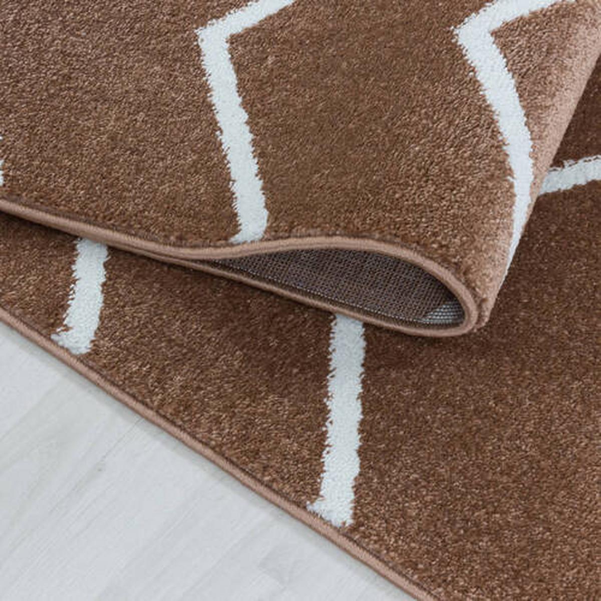 Teppich Läufer Kupferfarben Rio 80x250 cm - Kupferfarben, Basics, Textil (80/250cm)