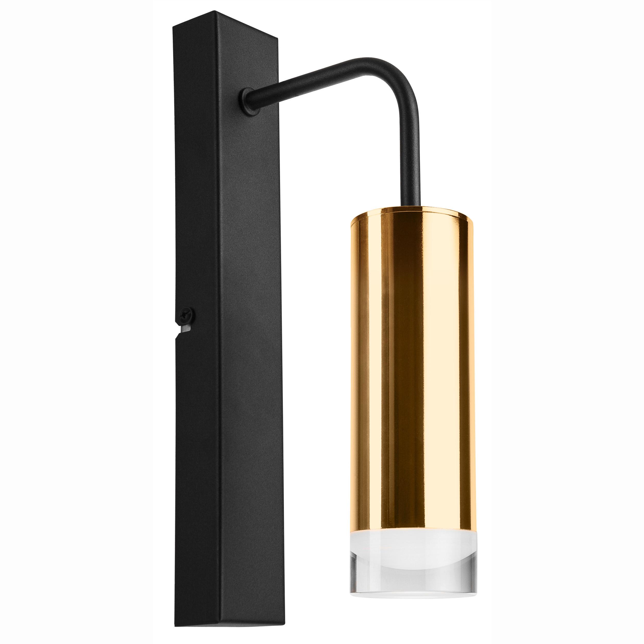 Wandleuchte 39657 Diego - Goldfarben, Design, Metall (32/32cm)