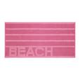 Strandtuch Beach - Rosa, MODERN, Textil (75/150cm) - Luca Bessoni