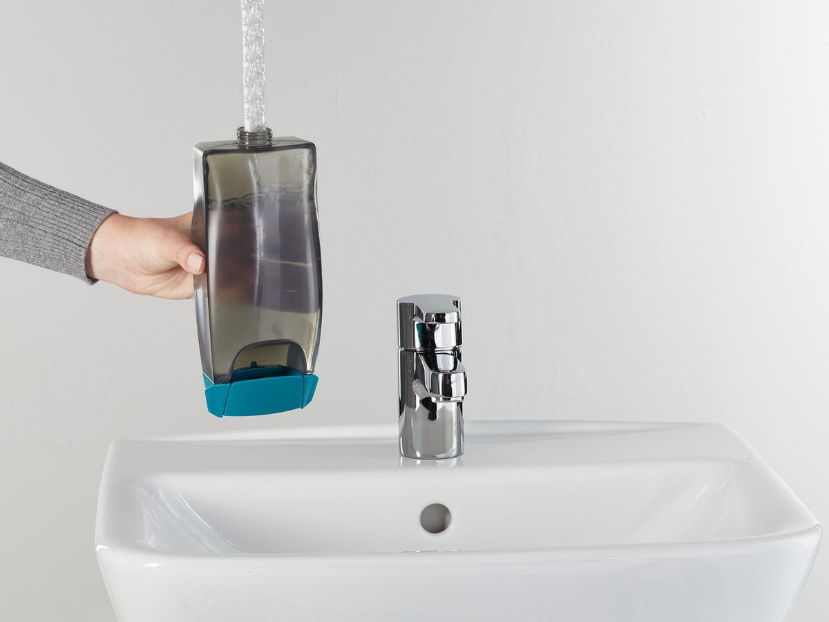 Dampfreiniger Clean Tenso - Weiß, MODERN, Kunststoff (27,6/25,6/64cm) - Leifheit
