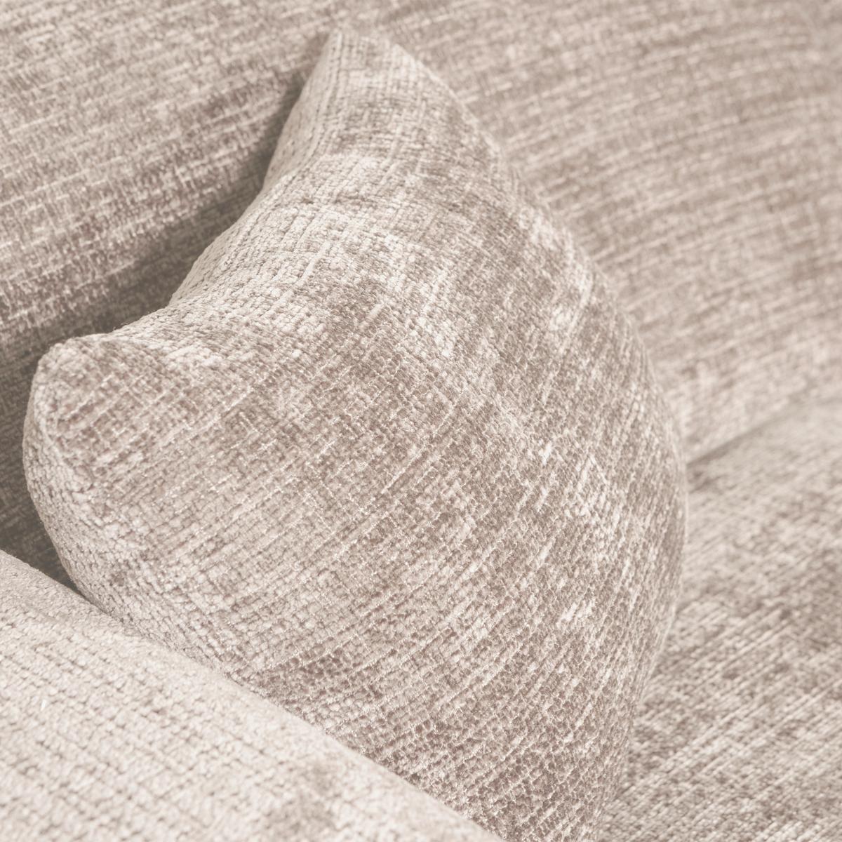 ECKSOFA Cloud Naturfarben S: 280x165cm - Schwarz/Naturfarben, Design, Textil (280/165cm) - Livetastic