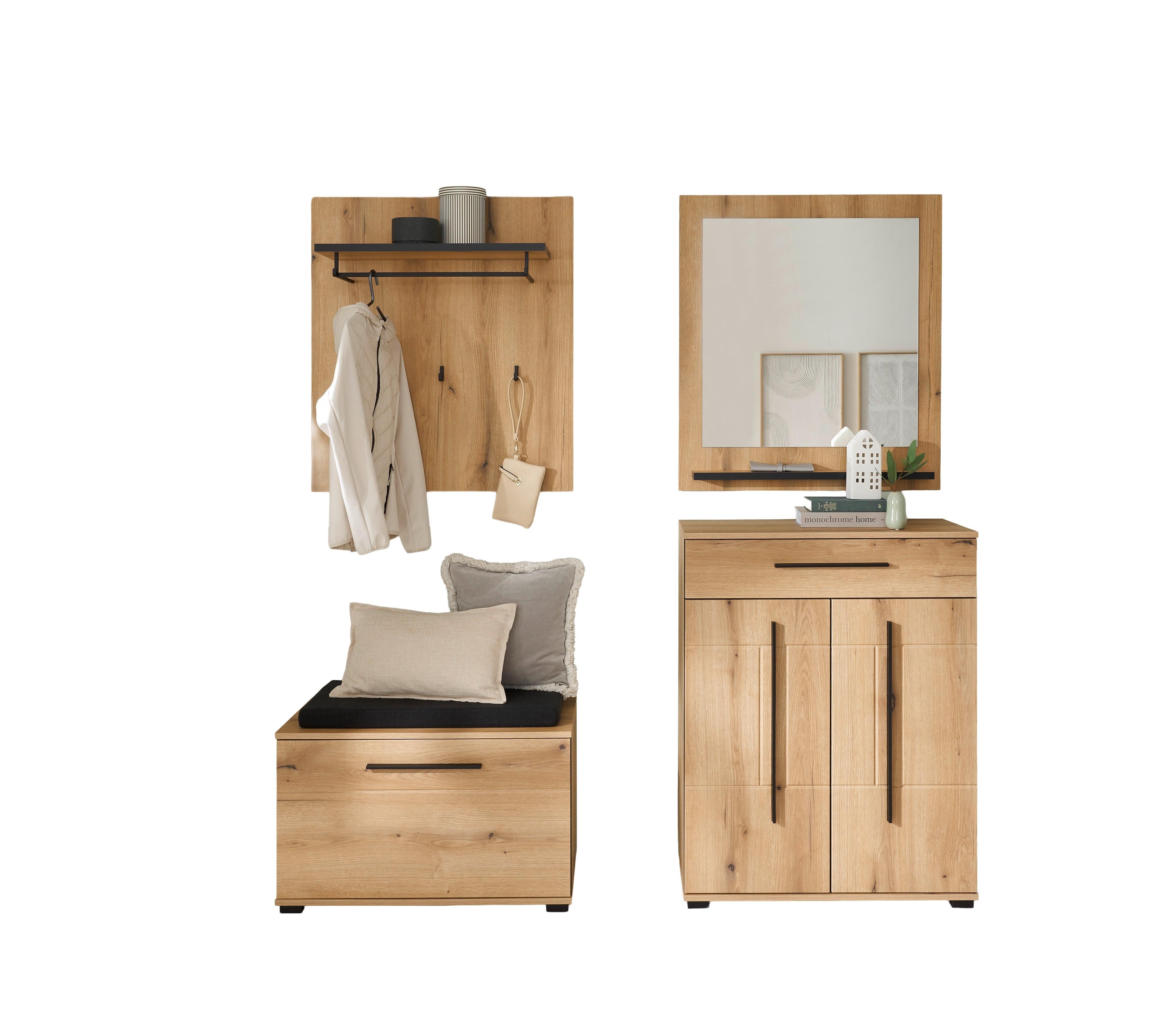 GARDEROBE Cantara Eichefarben B: 170cm - Eichefarben, MODERN, Holzwerkstoff (170/200/39cm) - MID.YOU