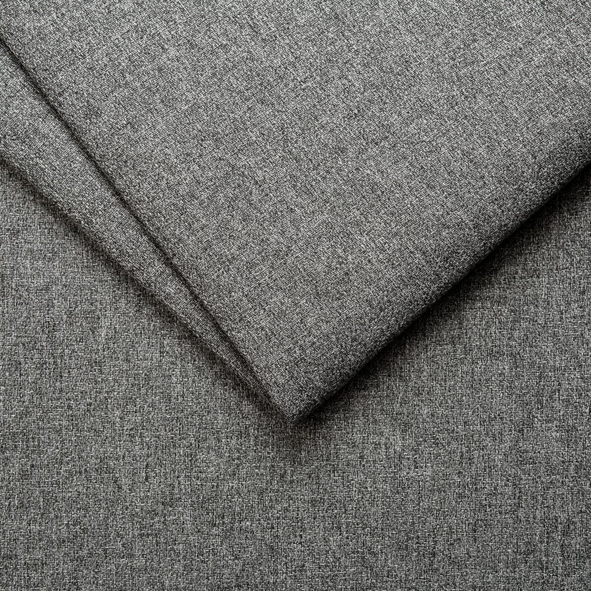 Boxspringbett Naxos 100x200 Soul 2 Grau - Schwarz/Grau, MODERN, Holzwerkstoff/Textil (100/200cm)