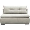 2-Sitzer-Sofa Yellow Mit Schlaffunktion Weiß Cord - Schwarz/Weiß, Design, Textil (154/93/85cm) - MID.YOU