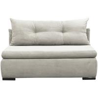 2-Sitzer-Sofa Yellow Mit Schlaffunktion Weiß Cord - Schwarz/Weiß, Design, Textil (154/93/85cm) - MID.YOU