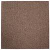 Teppichfliese Braun Astra 50x50 cm Florhöhe 3 mm - Braun, Basics, Textil (50/50cm)