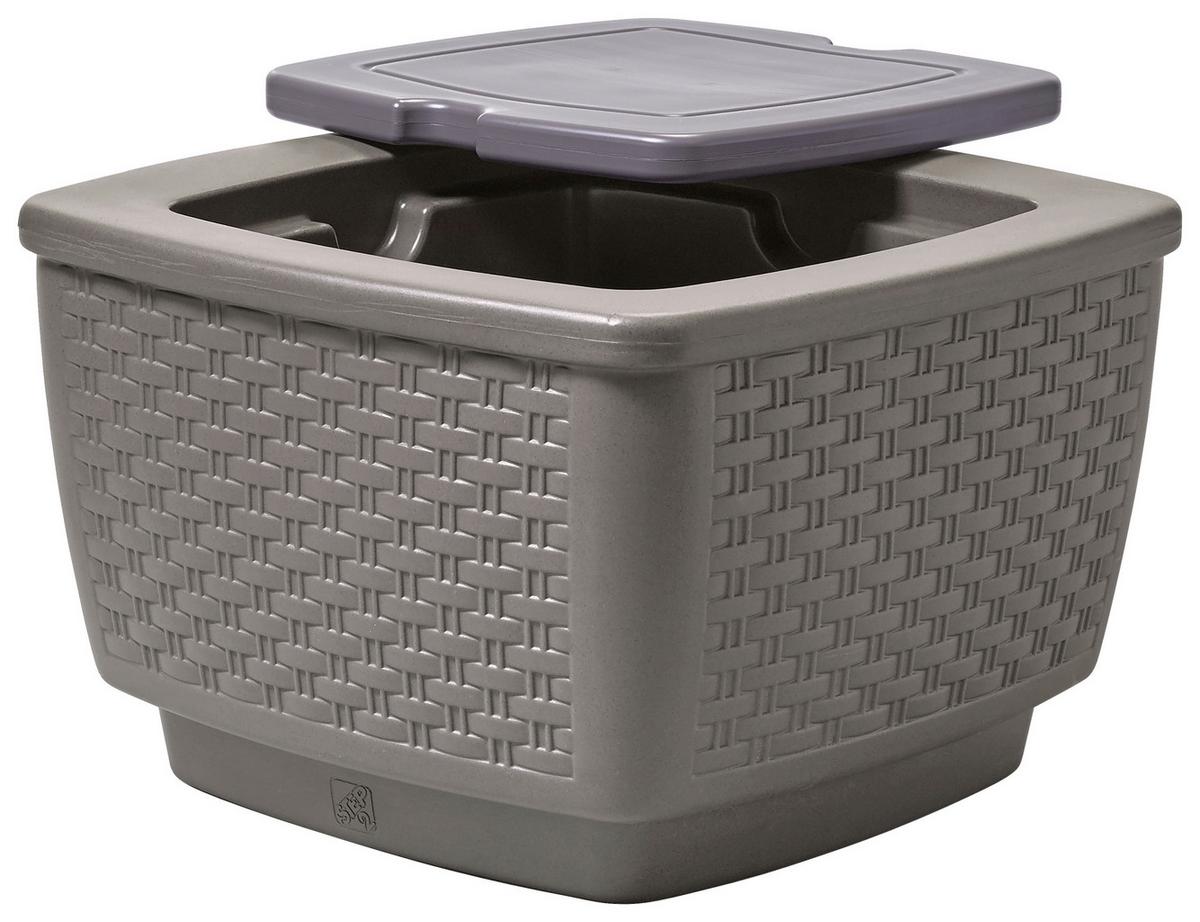 Kühlbox 518399 - Grau, KONVENTIONELL, Kunststoff (73,7/45,7/78,7cm) - Ambia Garden