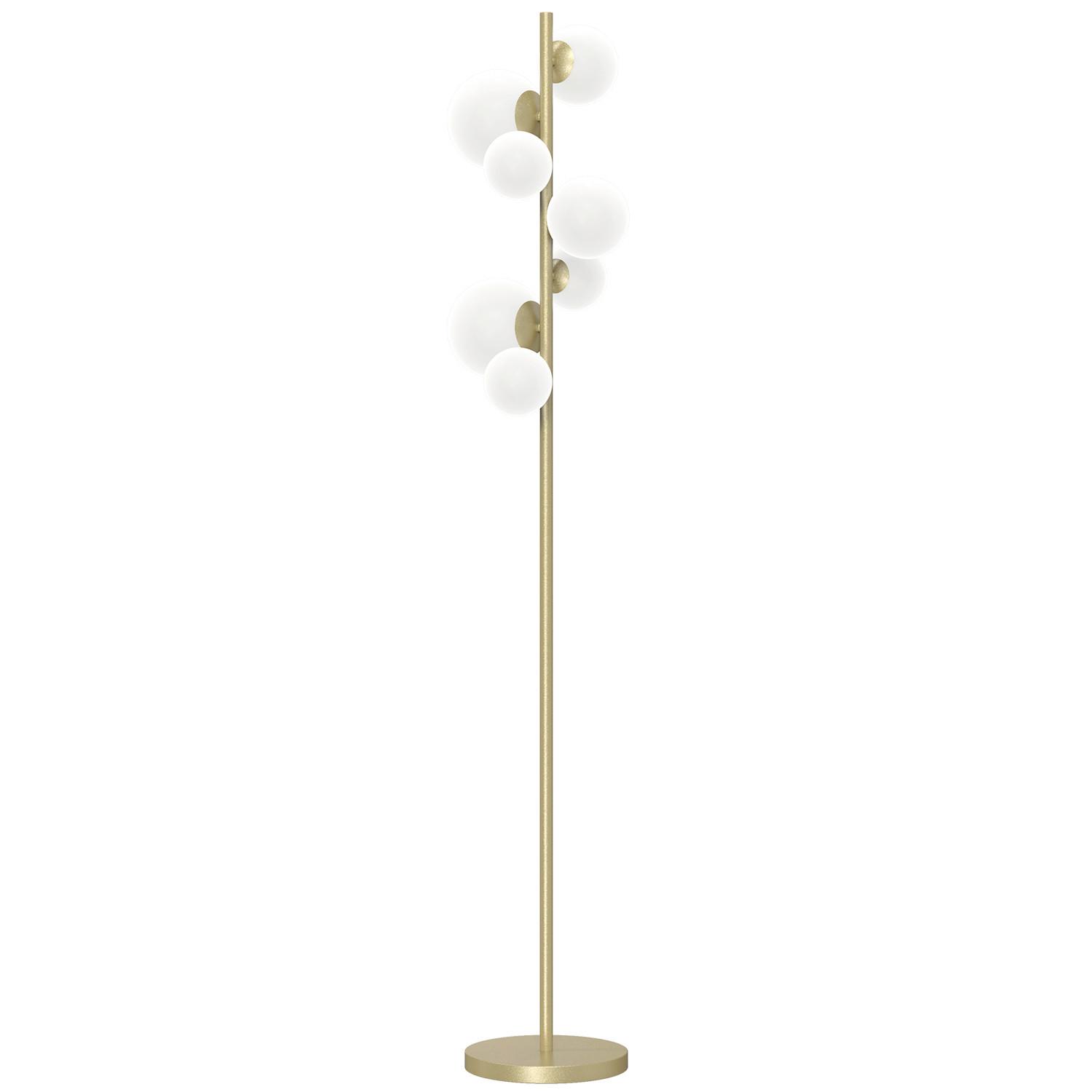 Stehleuchte Paloma Sahara L: 30 cm 3w - Goldfarben/Sahara, KONVENTIONELL, Glas/Kunststoff (30/30/155cm)