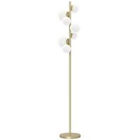 Stehleuchte Paloma Sahara L: 30 cm 3w - Goldfarben/Sahara, KONVENTIONELL, Glas/Kunststoff (30/30/155cm)