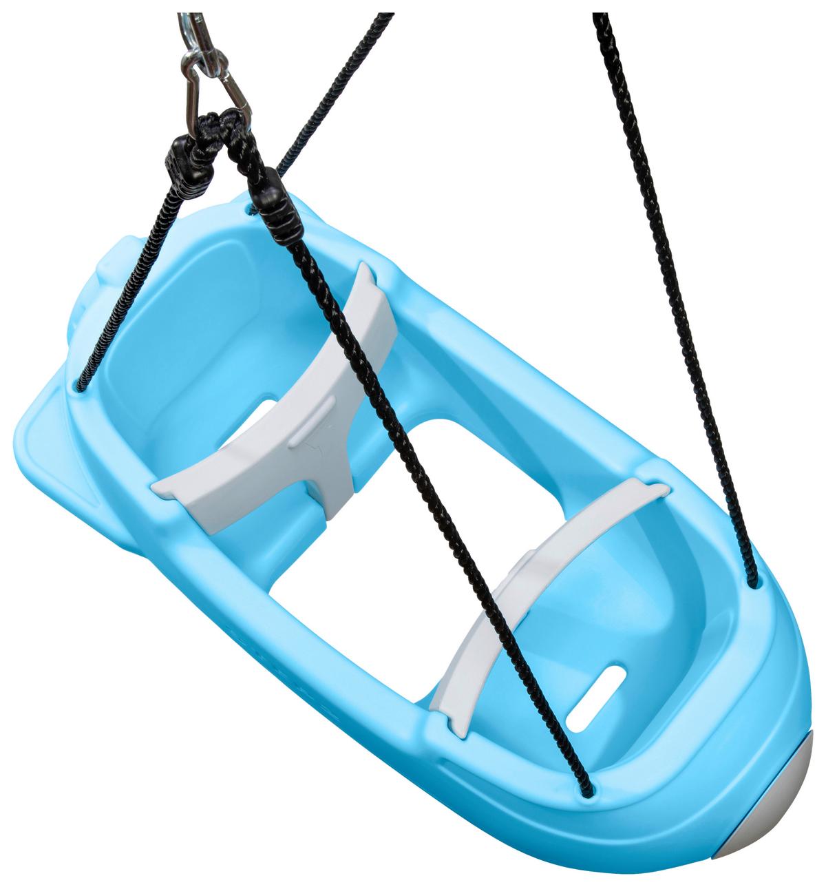 Schaukel 422300 - Blau/Grau, KONVENTIONELL, Kunststoff (47,6/95,9/33,7cm) - Ambia Garden