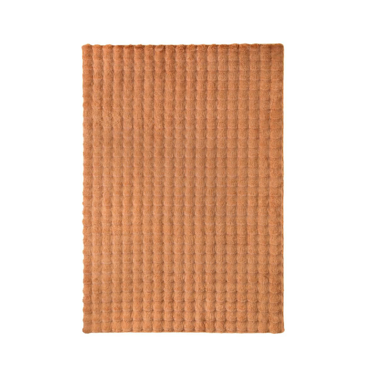 UMELÁ KOŽUŠINA BUBBLE 1 - oranžová, Modern, textil (80/150cm) - Mömax