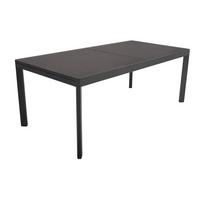 GARTENTISCH NEREA - Anthrazit, Basics, Glas/Metall (200/100/75cm) - Gardenson