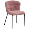 Židle EMILY růžová - růžová/pink, Lifestyle, kov/dřevo (55/79/59cm) - Mömax