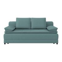 Kanapéágy Alice - türkiz/fehér, Modern, textil (202/73-92/105cm) - Luca Bessoni