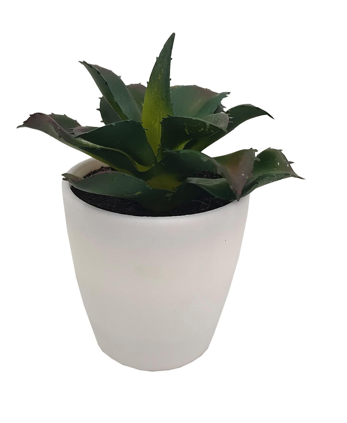 Kunstpflanze Isabella - Weiß/Grün, MODERN, Kunststoff (8/9-16cm) - Luca Bessoni