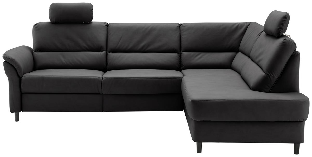 Ecksofa Cavoli, Schwarz S: 266x190 cm - Schwarz, MODERN, Textil (266/190cm) - Livetastic