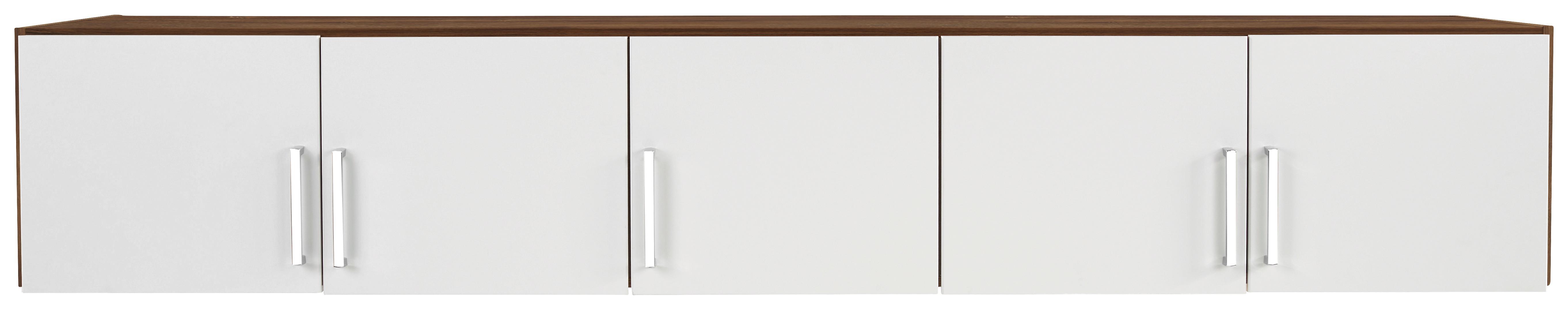 Aufsatzschrank zu Kleiderschrank Wien, 226cm - Eichefarben/Weiß, KONVENTIONELL, Holzwerkstoff (226/39/54cm)