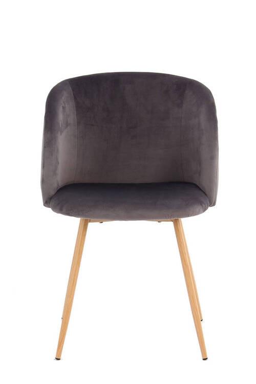 Sada stoličiek 2 kusy - sivá, Design, kov/plast (54/84/56cm)