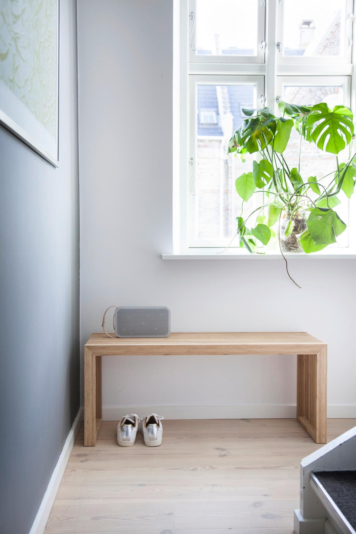 Sitzbank Rib - Naturfarben, KONVENTIONELL, Holz (104/43/35cm) - MID.YOU